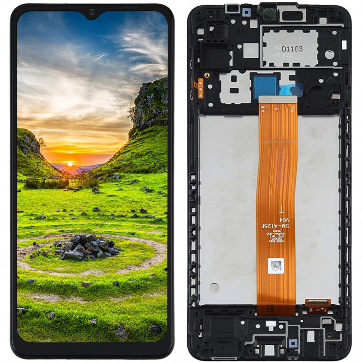 BLOC ECRAN LCD ASSEMBLÉ POUR SAMSUNG GALAXY A12 (A125F)