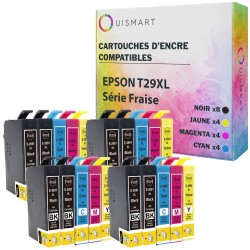 OuiSmart® x20 cartouches Epson 29XL compatibles Expression Home XP-342 XP-332 XP-345 XP-442 XP-445 XP-432 XP-335 XP-235 XP-245