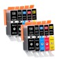 Pack de 10 Cartouches compatibles avec Canon PGI-530 CLI-531 pour PIXMA TS8750 et Pixma TS8751 Pack de 10 Cartouches compatibles avec Canon PGI-530 CLI-531 pour PIXMA TS8750 et Pixma TS8751