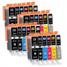 Pack de 24 Cartouches compatibles avec Canon PGI-530 CLI-531 pour P...