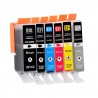 Pack de 6 Cartouches compatibles avec Canon PGI-530 CLI-531 pour PI...