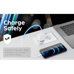 Chargeur Type-C Quick Charge 20W PD avec SmartParts