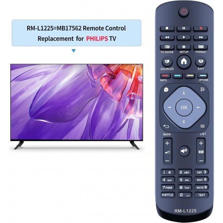 Télécommande multifonction pour Philips RM-L1225