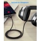 Câble Audio Câble Auxiliaire pour Type-C vers Jack 3,5mm Câble Audio Câble Auxiliaire pour Type-C vers Jack 3,5mm