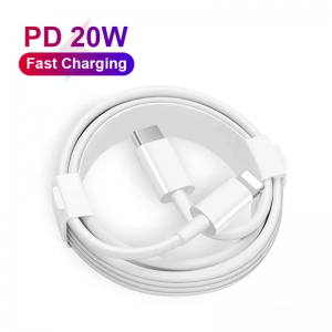 Câble de Données Chargeur USB Type-C PD compatible iPhone Blanc ave...