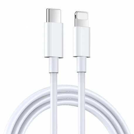 Câble de Données Chargeur USB Type-C PD compatible iPhone Blanc ave...
