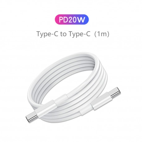 Cable USB Type C vers USB Type C - 1 Mètre Pour charge rapide avec ...