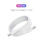 Cable USB Type C vers USB Type C - 1 Mètre Pour charge rapide Cable USB Type C vers USB Type C - 1 Mètre Pour charge rapide
