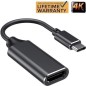Adaptateur USB C vers HDMI 4K, Adaptateur USB de Type C à HDMI Câble