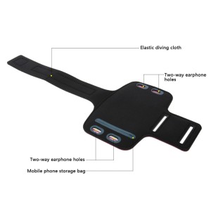 Brassard Armband Sport Haweel pour Smartphones Rose avec SmartParts
