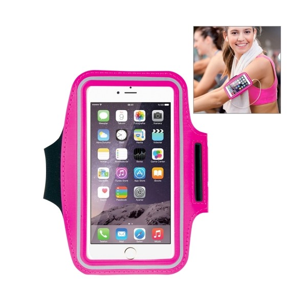Brassard Armband Sport, taille écran 5,5" pour Smartphones Rose