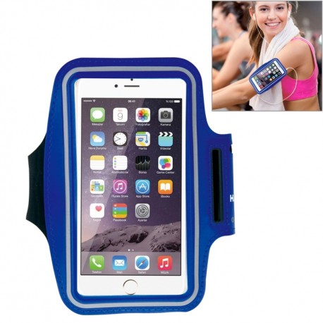 Brassard Armband Sport Haweel pour Smartphones Bleu avec SmartParts