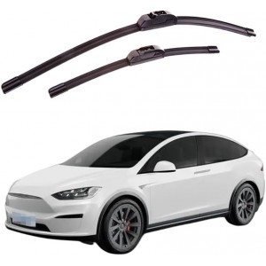 Paire de balais d'essuie-glace compatible Tesla Model X (2016-2020)...