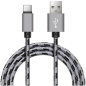 Pack de 3 Câbles chargeurs 2 mètres en nylon tressé USB TYPE C pour Samsung Galaxy S8 ET S8 PLUS NOIR BLANC GRIS Pack de 3 Câbles chargeurs 2 mètres en nylon tressé USB TYPE C pour Samsung Galaxy S8 ET S8 PLUS NOIR BLANC GRIS