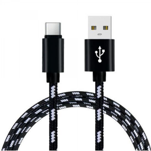 Pack de 3 Câbles chargeurs 2 m en nylon tressé USB TYPE C pour Sams...