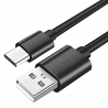 Câble USB Type-C Chargeur pour Samsung Galaxy Noir avec SmartParts