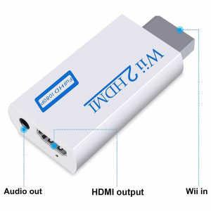 1080P HDMI Convertisseur Wii to HDMI avec SmartParts