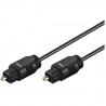 Câble audio numérique optique TosLink Ø 2 mm, 1.5m avec SmartParts