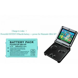 Batterie Gameboy Advanced GBA SP 850mAh Rechargeable Lithium-ion Ba...