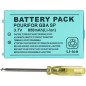 Batterie Gameboy Advanced GBA SP 850mAh Rechargeable Lithium-ion Batterie+Outil Batterie Gameboy Advanced GBA SP 850mAh Rechargeable Lithium-ion Batterie+Outil