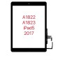Vitre Tactile pour iPad 5 2017 9.7 Noir Pré Assemblée sans outils (A1822, A1823)