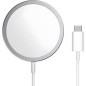 Chargeur Sans Fil Charge Rapide 15W Induction Magnétique Compatible Magsafe Iphone 15-14-14 Plus-14 Pro-14 Pro Max-13-12-11-X-Xs