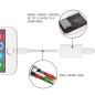 Adaptateur et Splitter double casque audio & Chargeur iPhone Blanc Adaptateur et Splitter double casque audio & Chargeur iPhone Blanc
