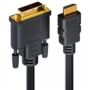 Câble HDMI High Speed Connecteur HDMI - DVI-D 24+1p Mâle 3m Noir av...