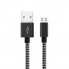 3 Câbles Micro USB 2M,Micro Câble Chargeur USB Compatible Samsung G...