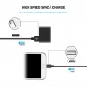 3 Câbles Micro USB 2M,Micro Câble Chargeur USB Compatible Samsung G...