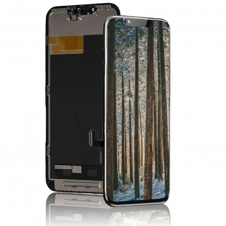 ECRAN LCD POUR IPHONE 13 INCELL VITRE TACTILE SUR CHASSIS NOIR SANS...