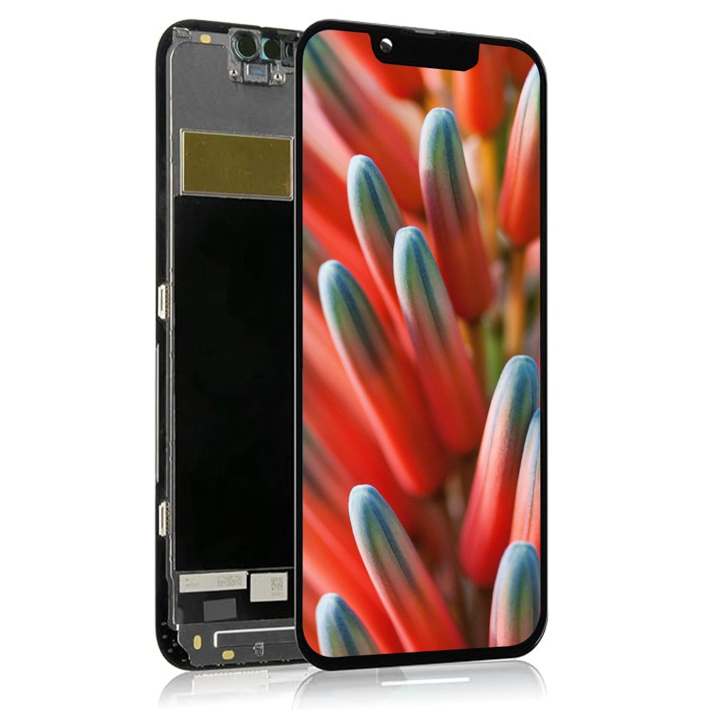 Écran LCD Complet + Vitre Tactile IN-CELL Pour IPhone 13 - Noir - Sur Châssis Avec Outils