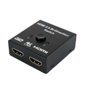 2 port hdmi commutateur répartiteur bidirectionnel 1 in 2 out / 2 e...