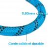 Laisse bleu pour Chien en Nylon Réglable Solide de Haute Qualité Ré...