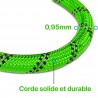 Laisse vert pour Chien en Nylon Réglable Solide de Haute Qualité Ré...