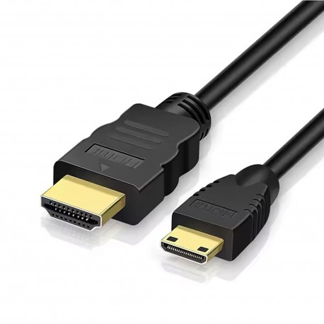 Câble HDMI vers Mini HDMI 1.5m Noir FullHD avec SmartParts