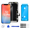 ECRAN LCD POUR IPHONE 12 PRO INCELL VITRE TACTILE SUR CHASSIS NOIR ...